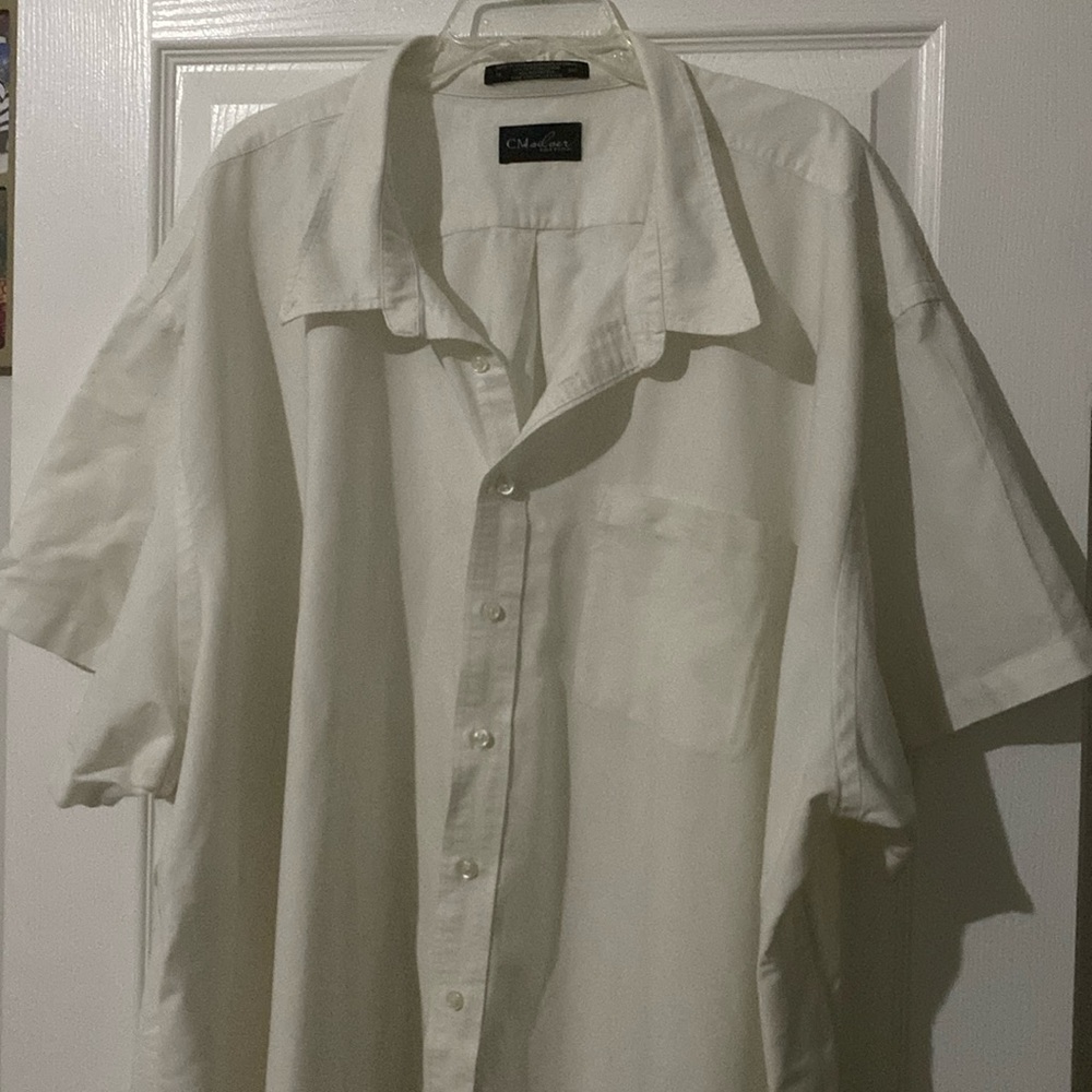 Men’s CM Silver White Dress Shirt